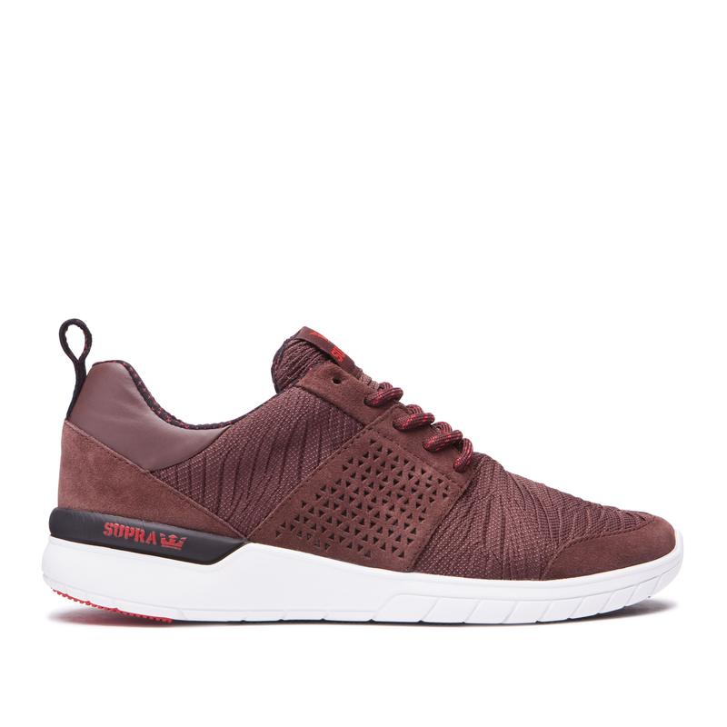 Buty Supra SCISSOR - Sneakersy Damskie - Bordowe (DCLB-21503)